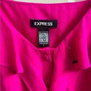Express Women's  Pink Spaghetti Strap Tank Top